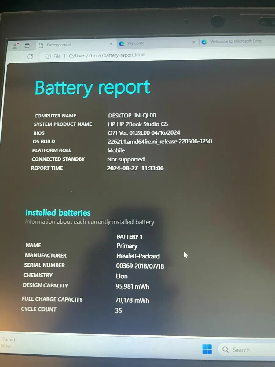 HP ZBook Studio G5 Laptop i7/32GB/512SSD/NvidiaFHD - Image 4