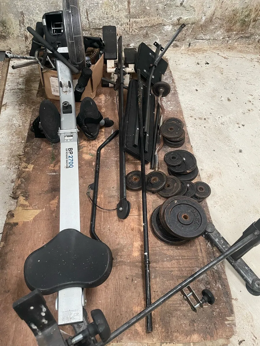 Home Gym + Rowing machine