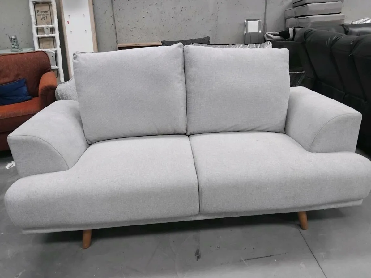 Gray 2 seater new sofa 6ft