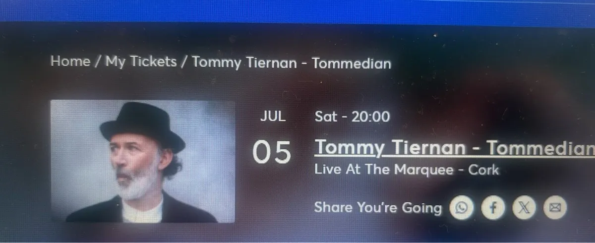 Tommy Tiernan tickets