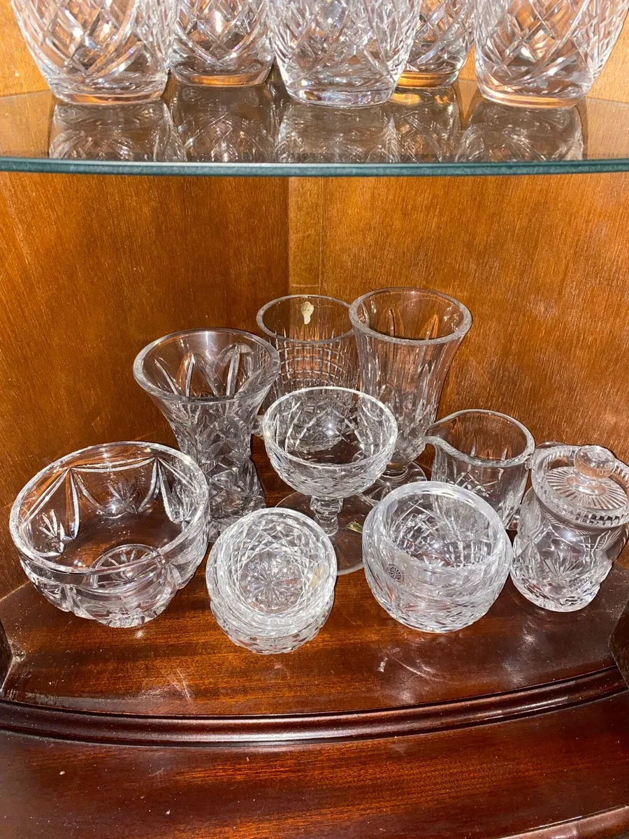Selection of cut glass - Image 4