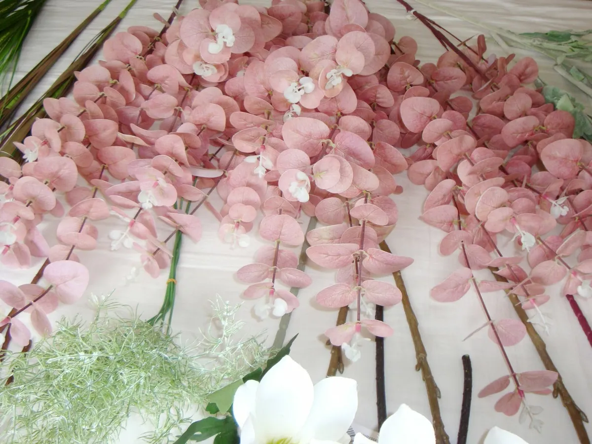 50 stems artificial flowers - Image 2