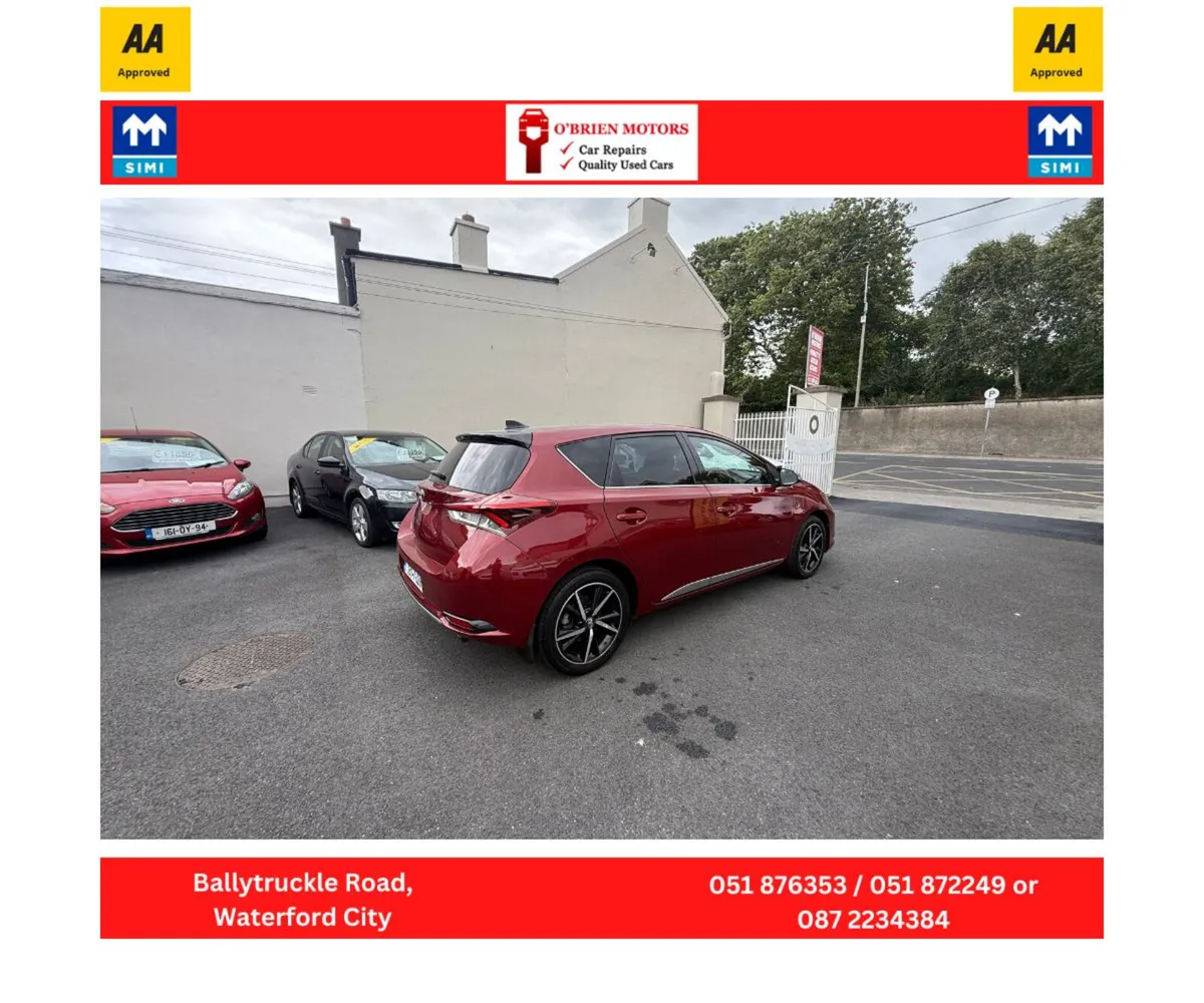 2018 Toyota Auris Luna Sport,  Cherry Red, Petrol, - Image 4