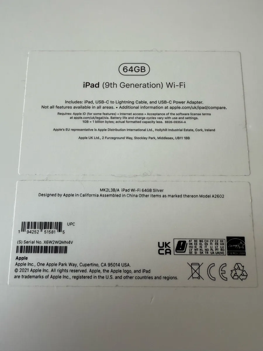 iPad 9th Gen 64GB - Image 2