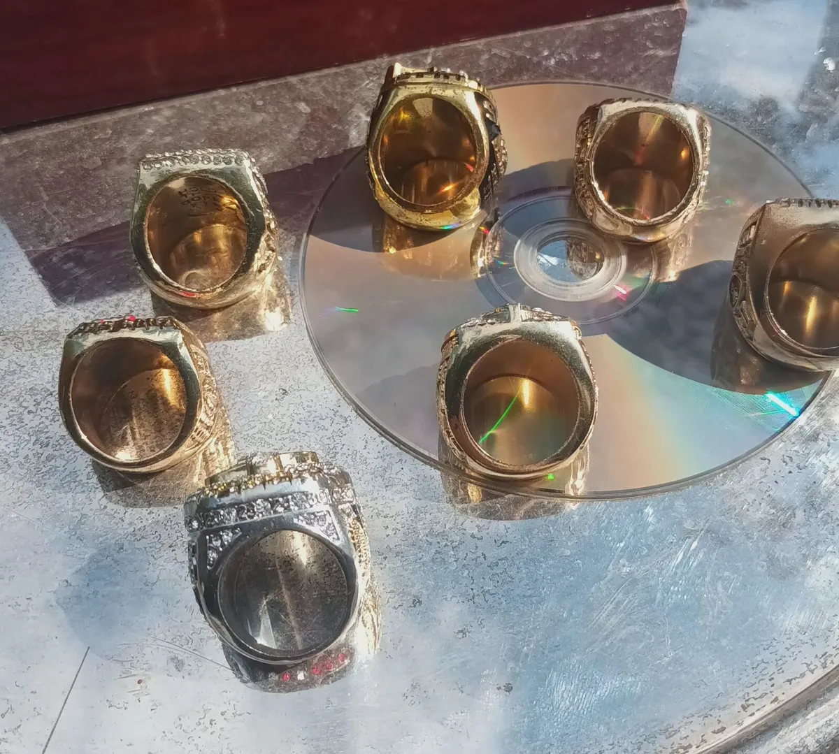 Basketball large replica rings, box, D18 post 10e - Image 4