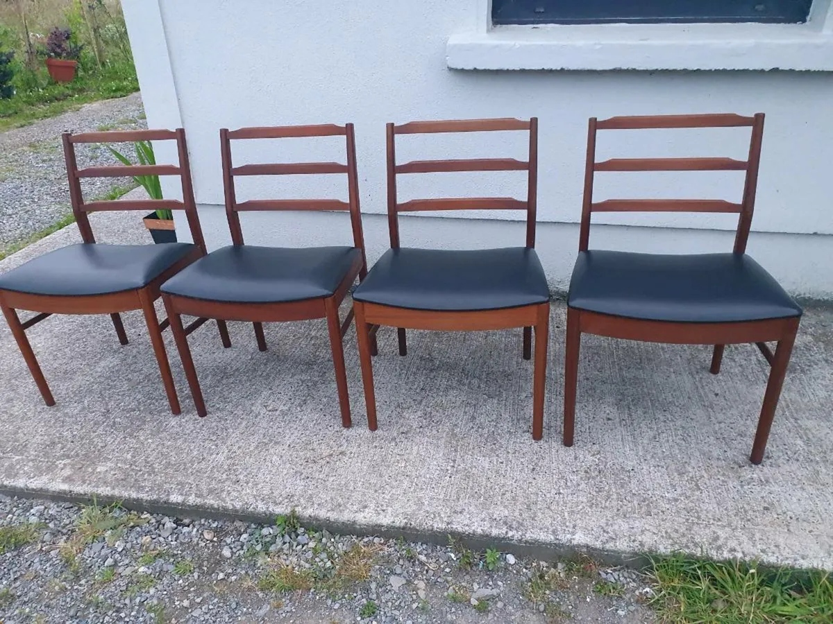 Mcintosh mid century teak 9803 chairs  x4 - Image 2