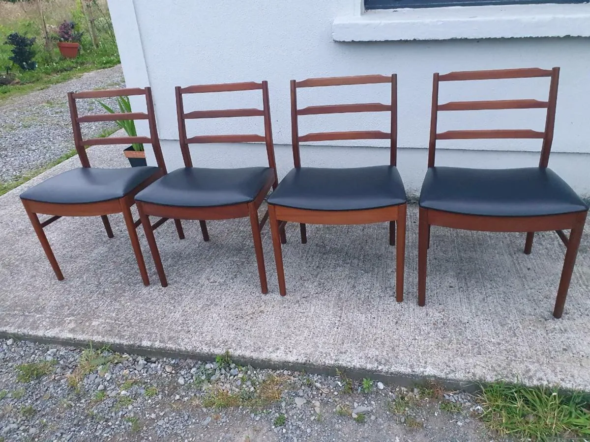 Mcintosh mid century teak 9803 chairs  x4 - Image 3