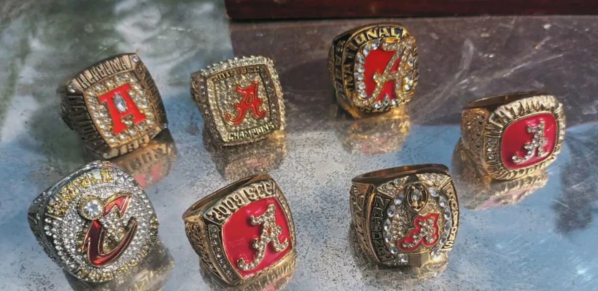 Basketball large replica rings, box, D18 post 10e - Image 2