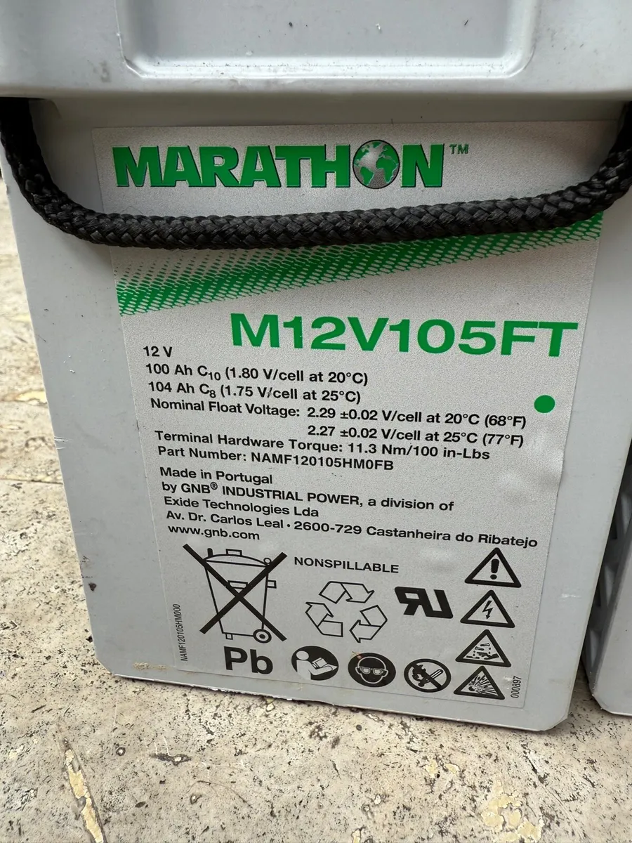 Solar/camper van/boat/off grid AGM Battery - Image 1