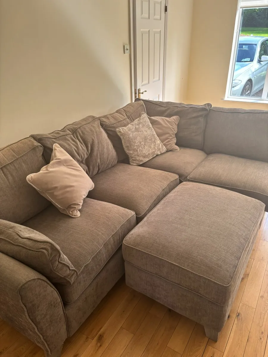 Grey Large Corner Couch - Image 3