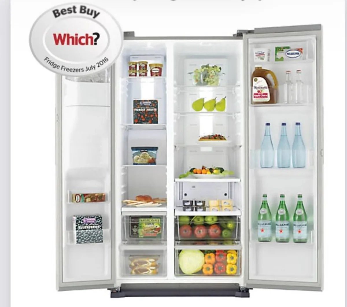 Samsung LARGE ICE/Filtered Water American Fridge Freezer - Image 2