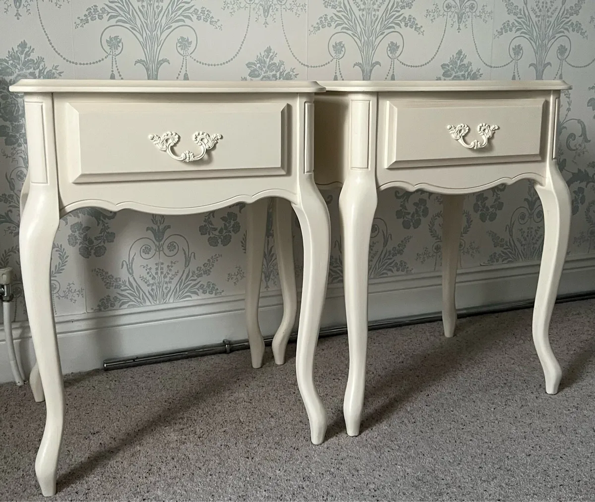 2 Laura Ashley One-Drawer Side Tables - Image 1