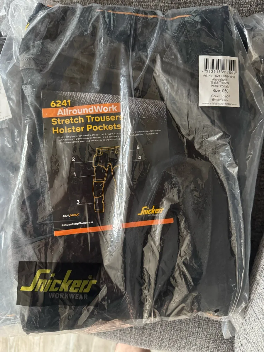 Snickers Work Trousers Size 50