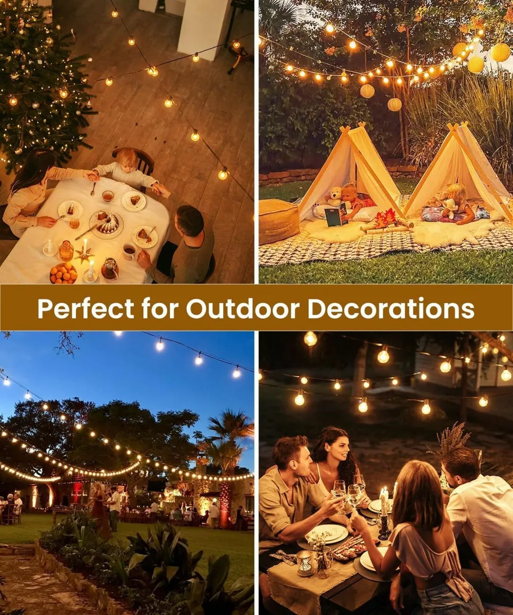 30M/100FT Outdoor Lights 53 LED Garden Lights - Image 4