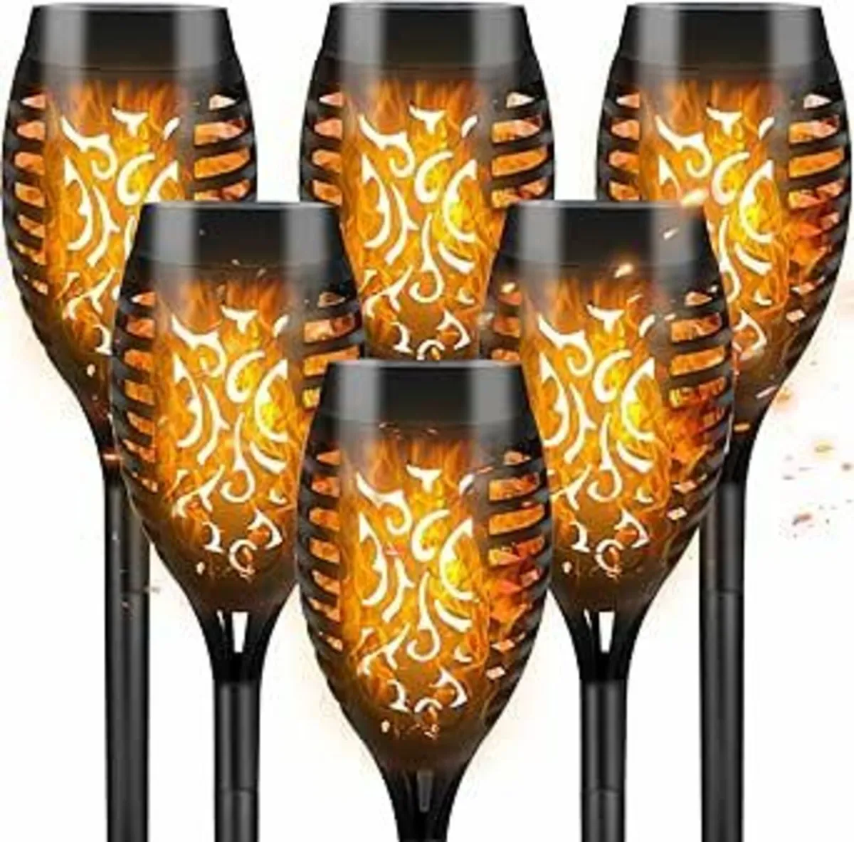 6 Pack - Solar Lights Outdoor Garden Waterproof - Image 2
