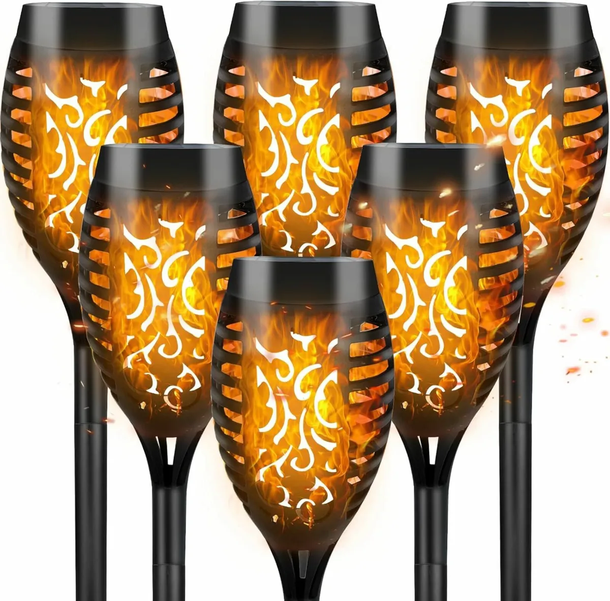 6 Pack - Solar Lights Outdoor Garden Waterproof - Image 4
