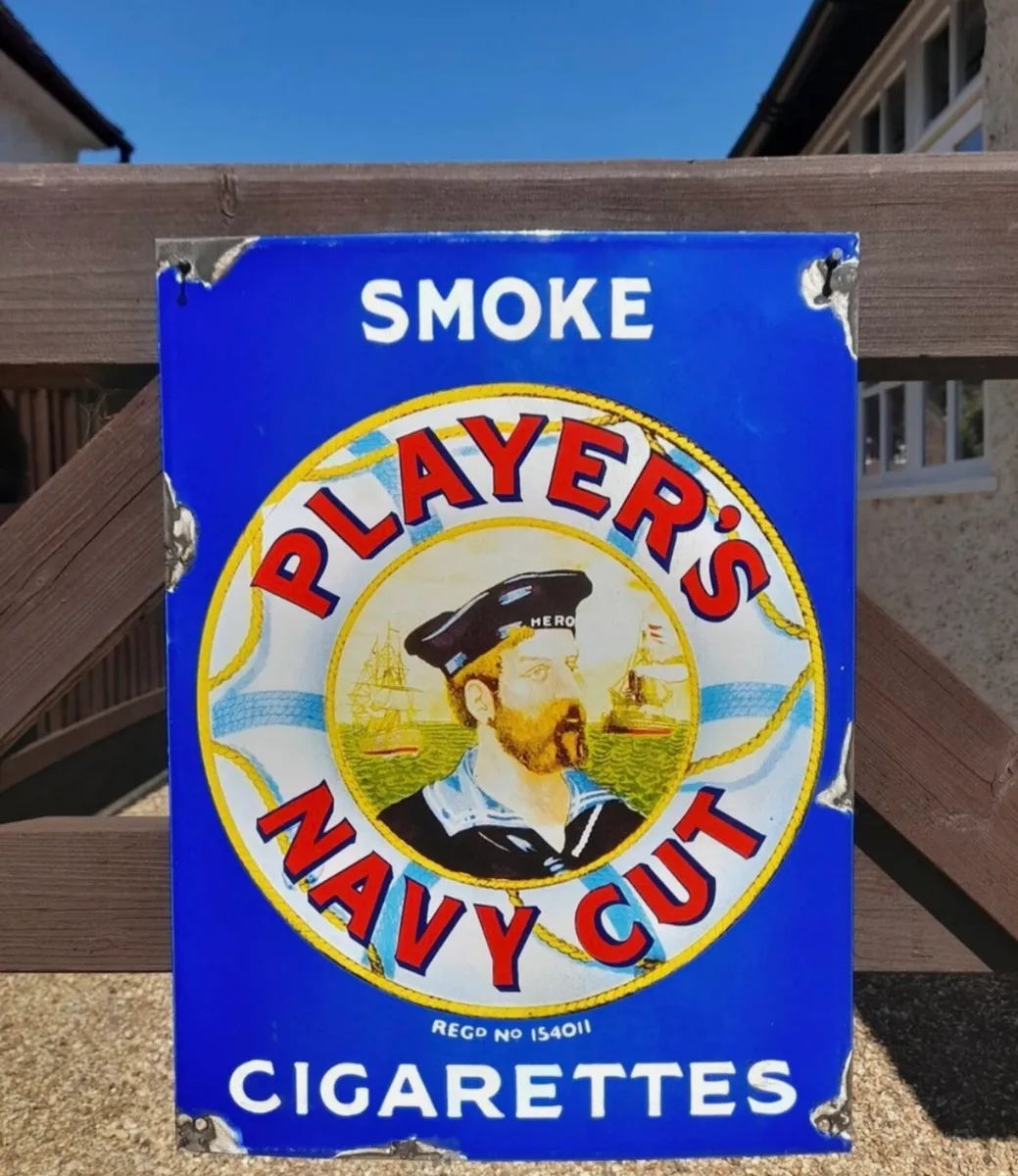 Enamel sign  players  in good condition - Image 1