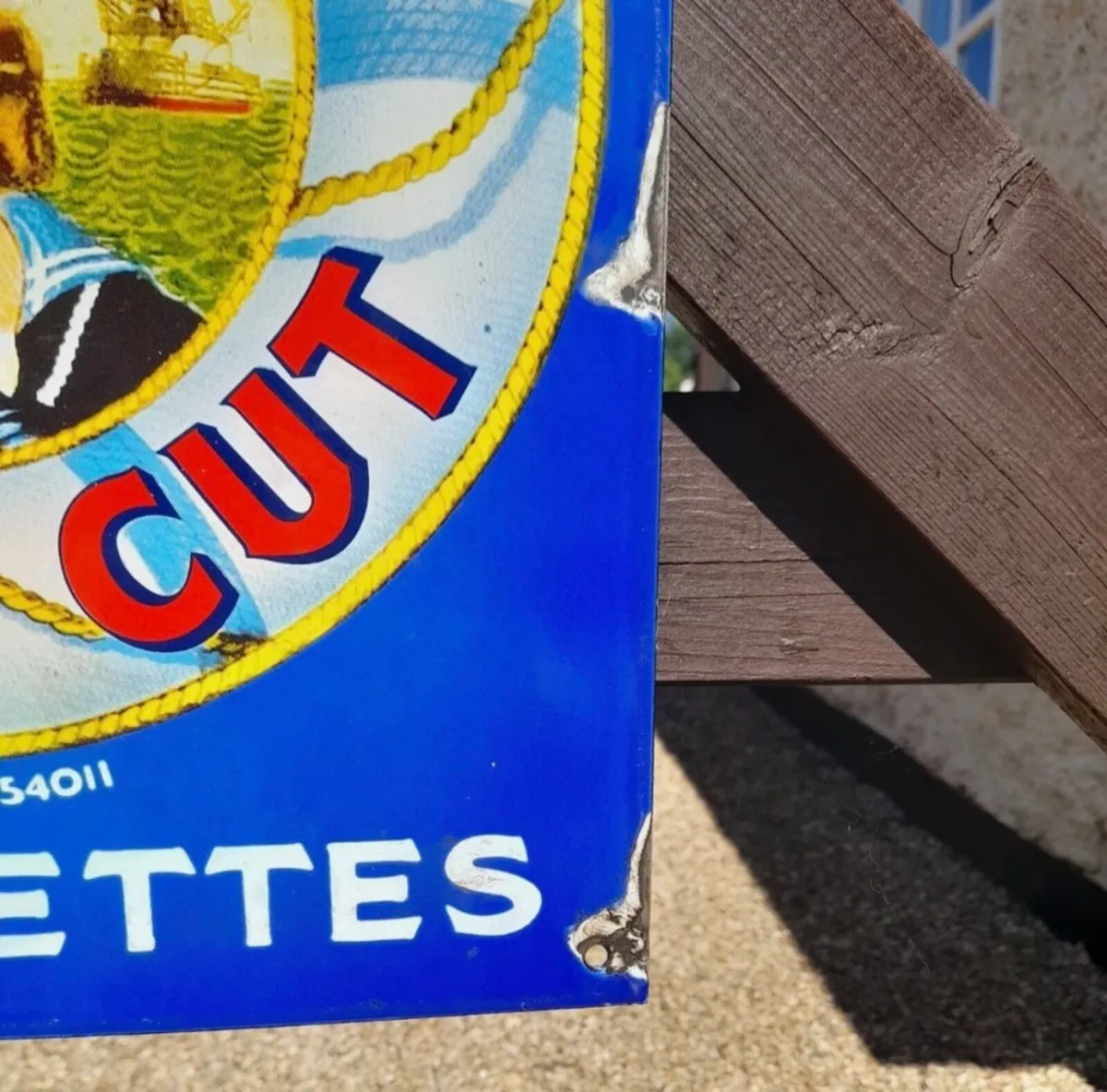 Enamel sign  players  in good condition - Image 4