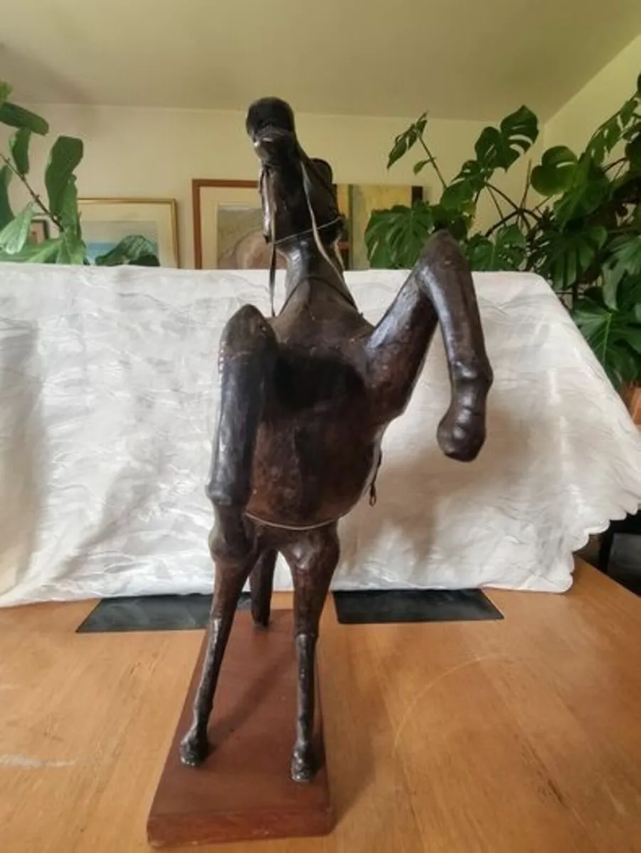 Vintage Leather Horse Liberty Of London - Image 4