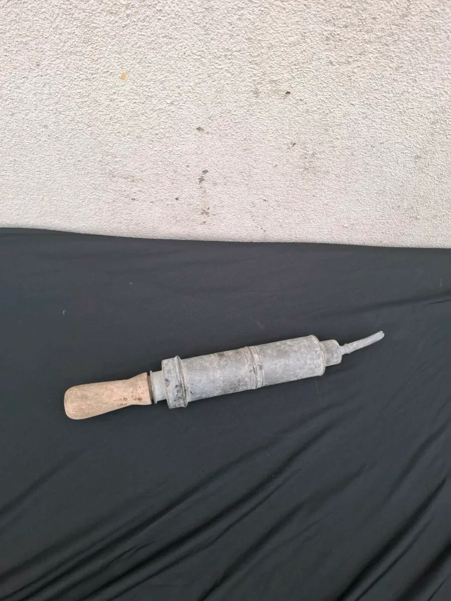Antique medical device clyster possible to post