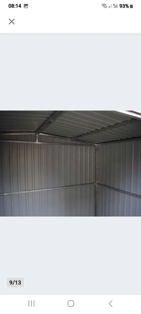 Steel garage 16x10 ft - Image 2