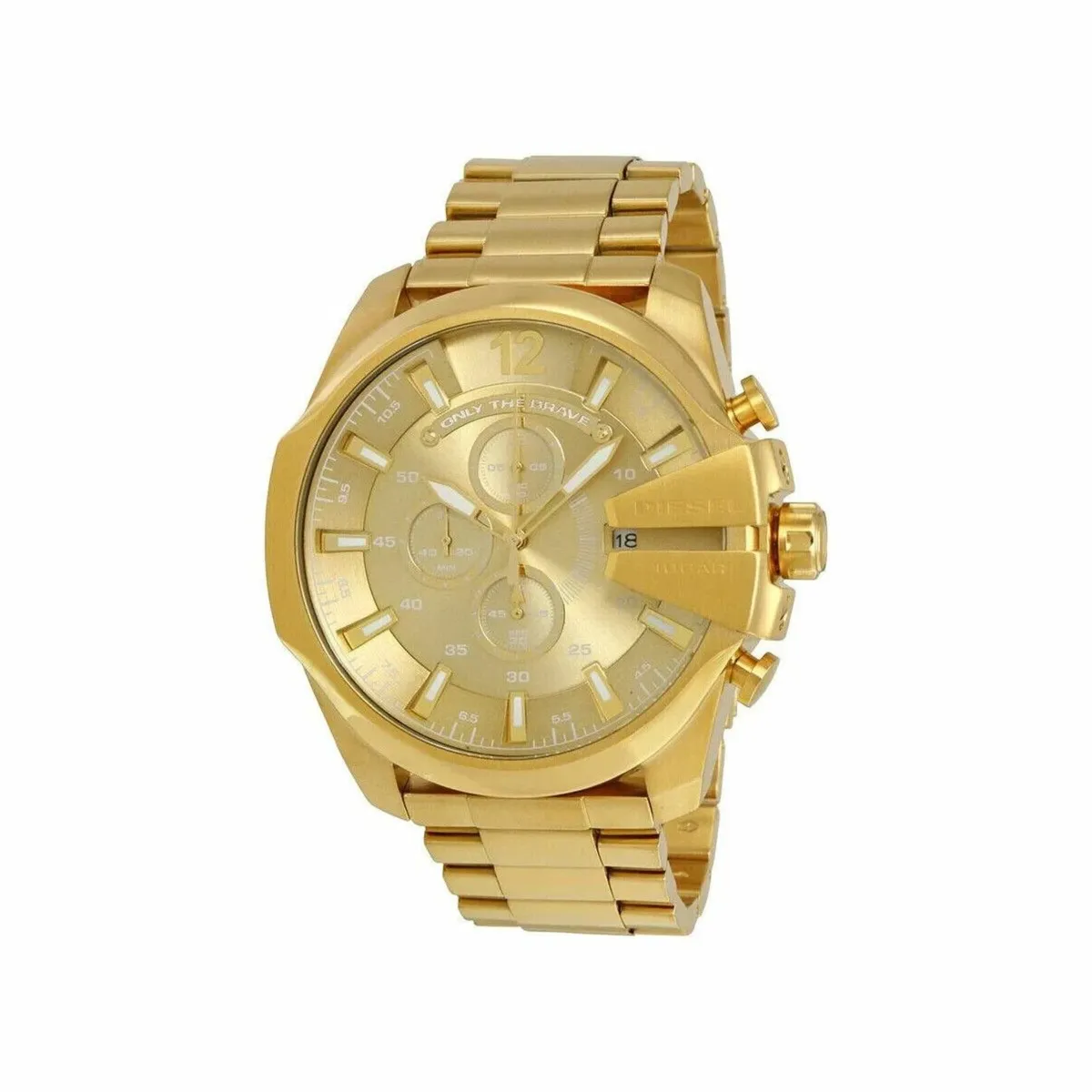 DIESEL MEGA CHIEF GOLD WATCH - FREE DELIVERY