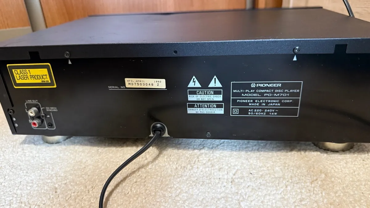 Pioneer PD-M701 - Image 4