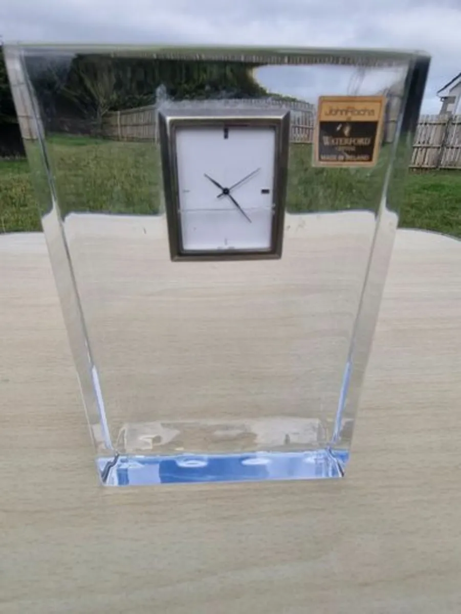 John Rocha Waterford Crystal clock - Image 1