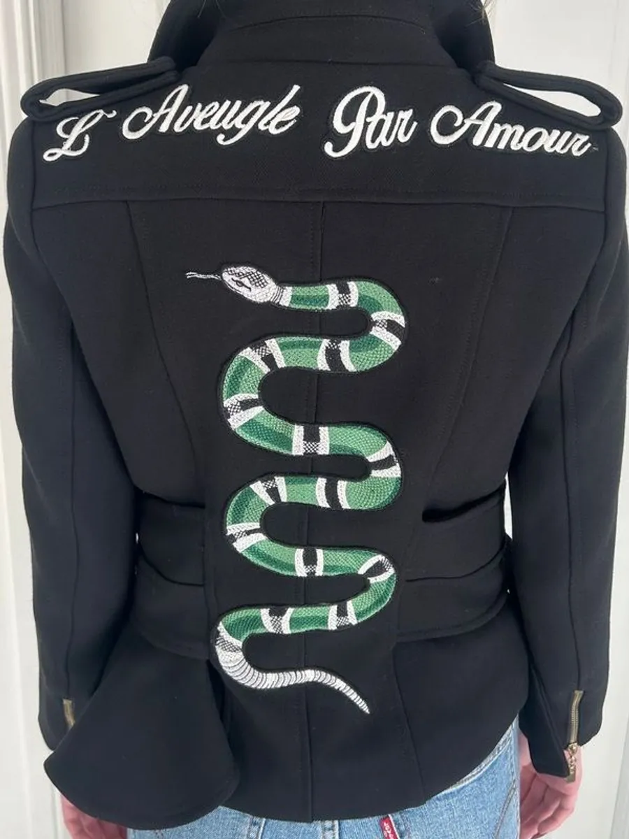 Gucci Black Jacket Wool - Image 1