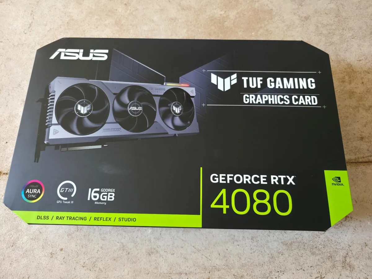Asus rtx 4080 TUF graphics card - Image 1