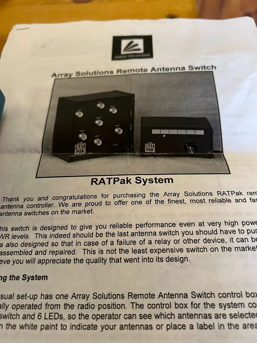 Ham radio multi antenna switch new - Image 3