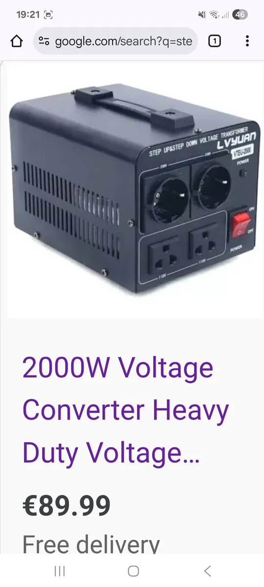Step-up & Step-down Voltage Transformer - Image 1