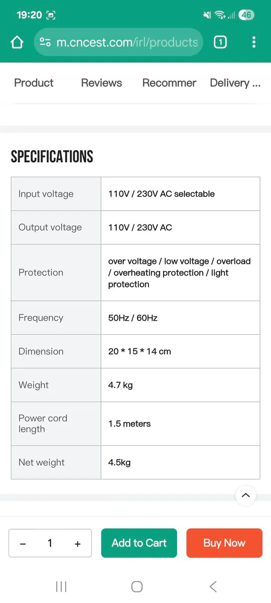 Step-up & Step-down Voltage Transformer - Image 2