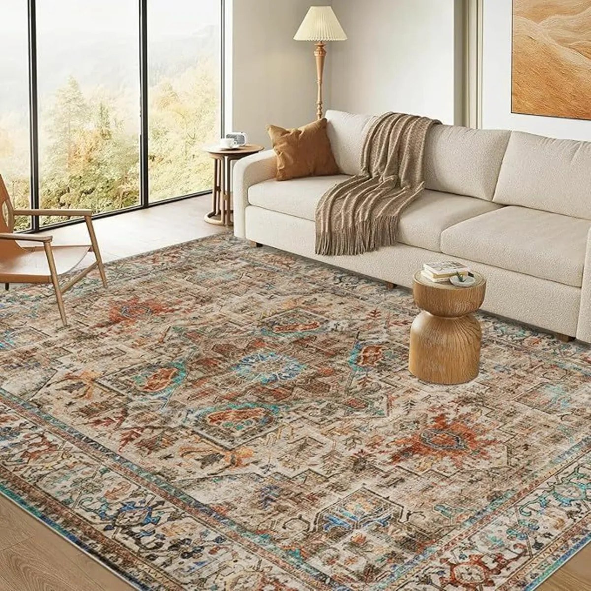 Vintage Living Room Soft Bedroom Rug 160x230cm - Image 2