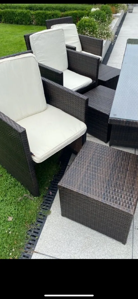 Garden table rattan  set - Image 4