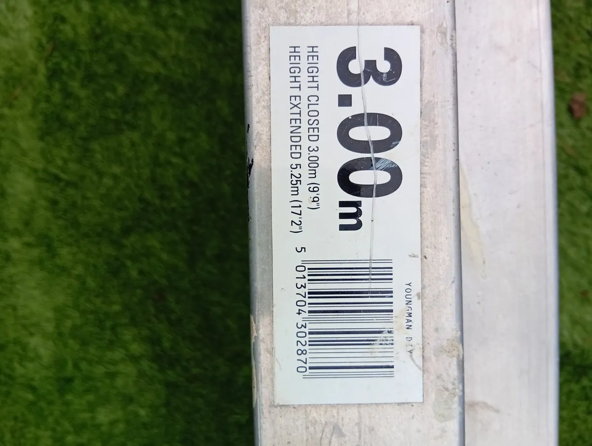 Quality Aluminium Youngman Extension ladder 5.25mm - Image 4