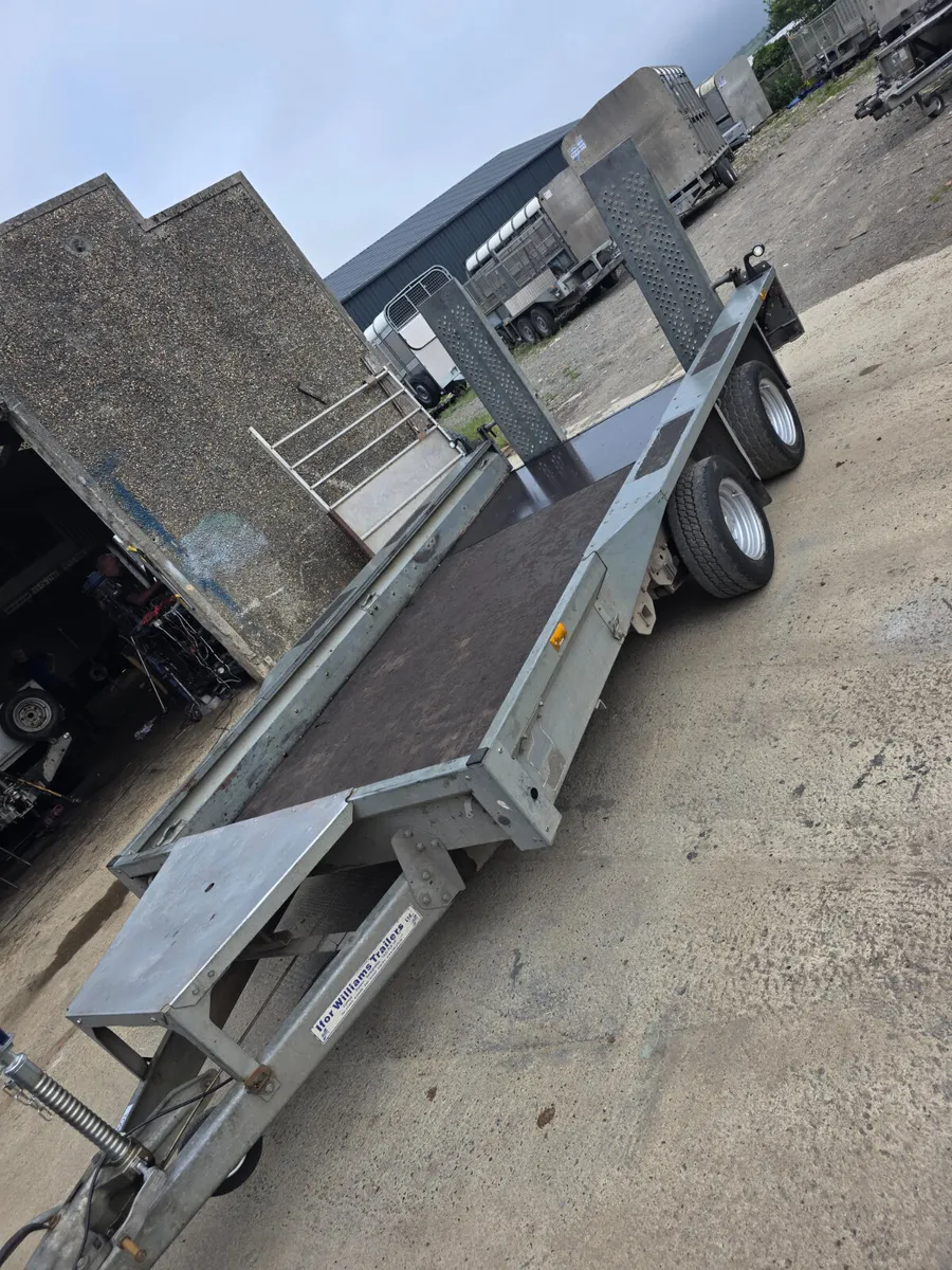 12ft x6 ifor Williams plant Trailer - Image 2