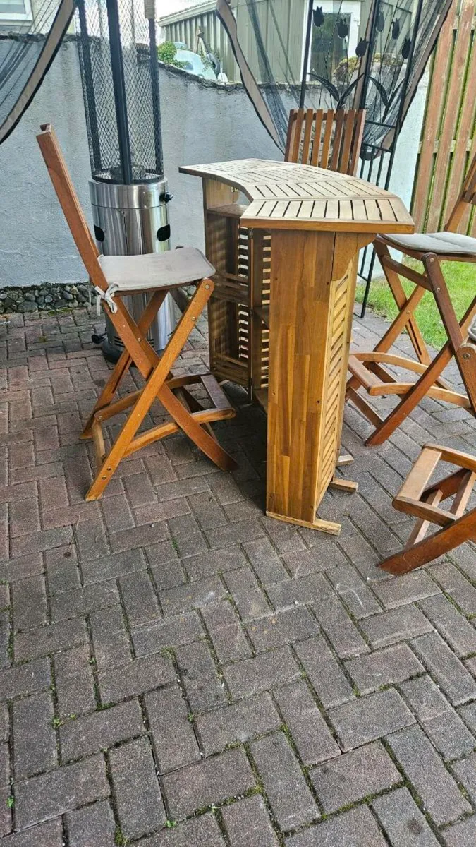 Wooden Bar Set - Image 2