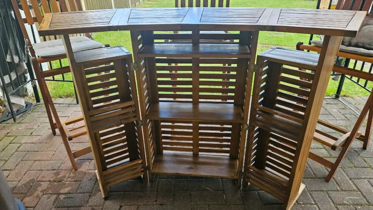 Wooden Bar Set - Image 4