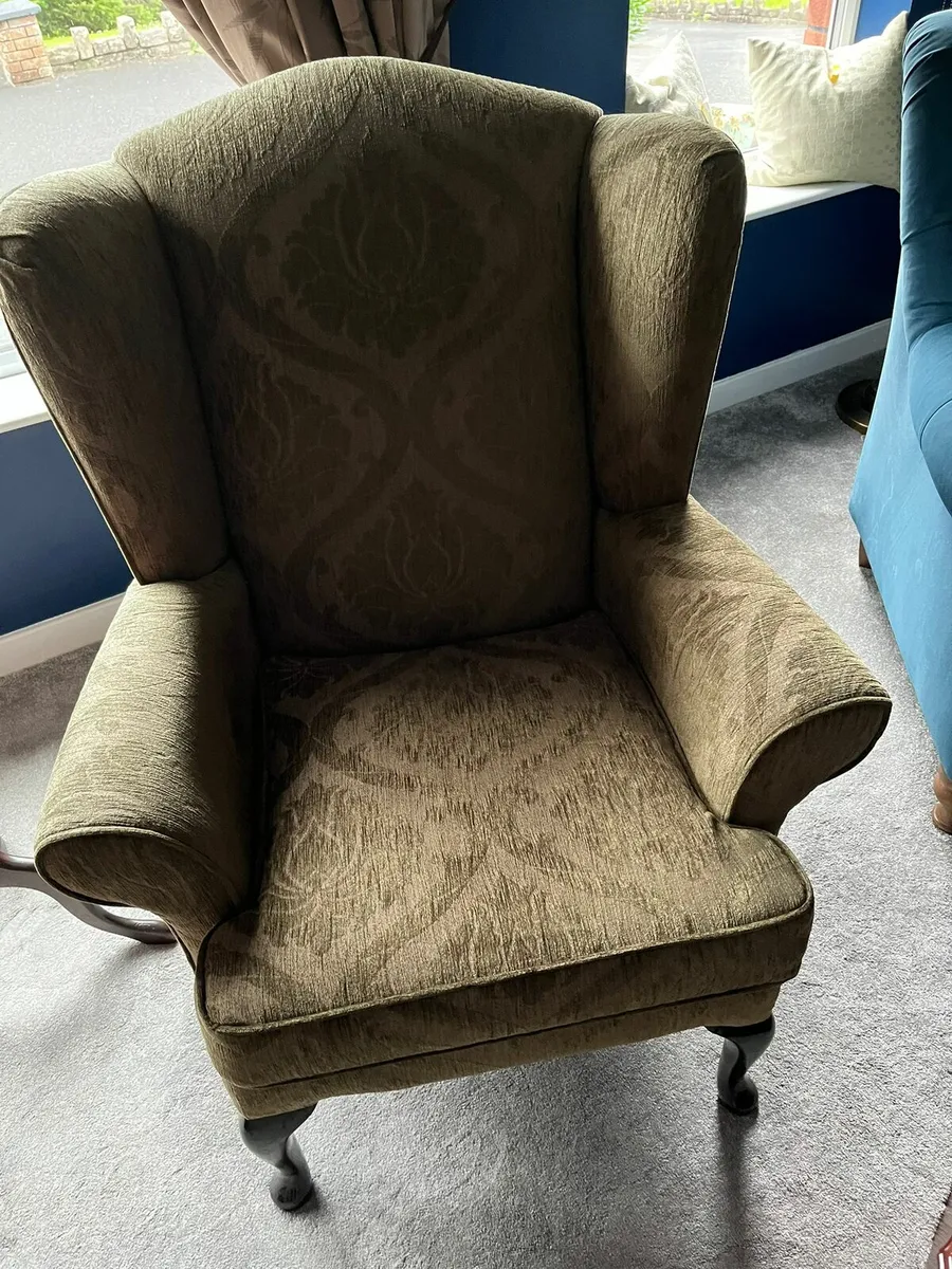 2 queen anne chairs - Image 2