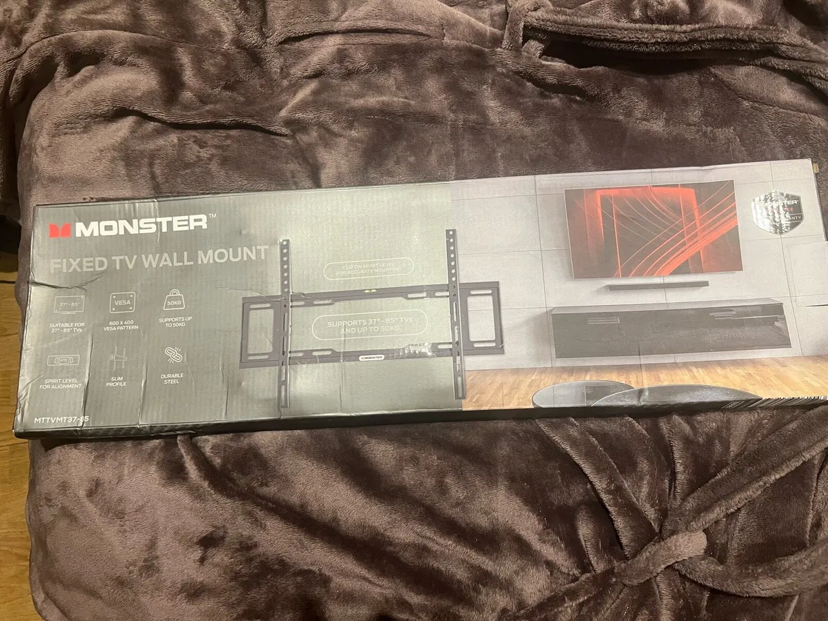 Fixed TV wall mount bracket - brand new - Image 1