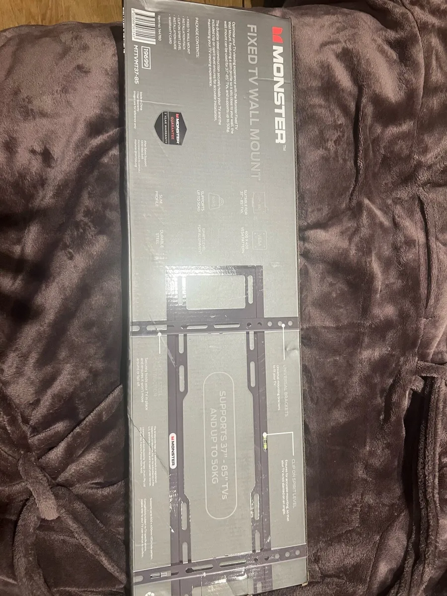 Fixed TV wall mount bracket - brand new - Image 2