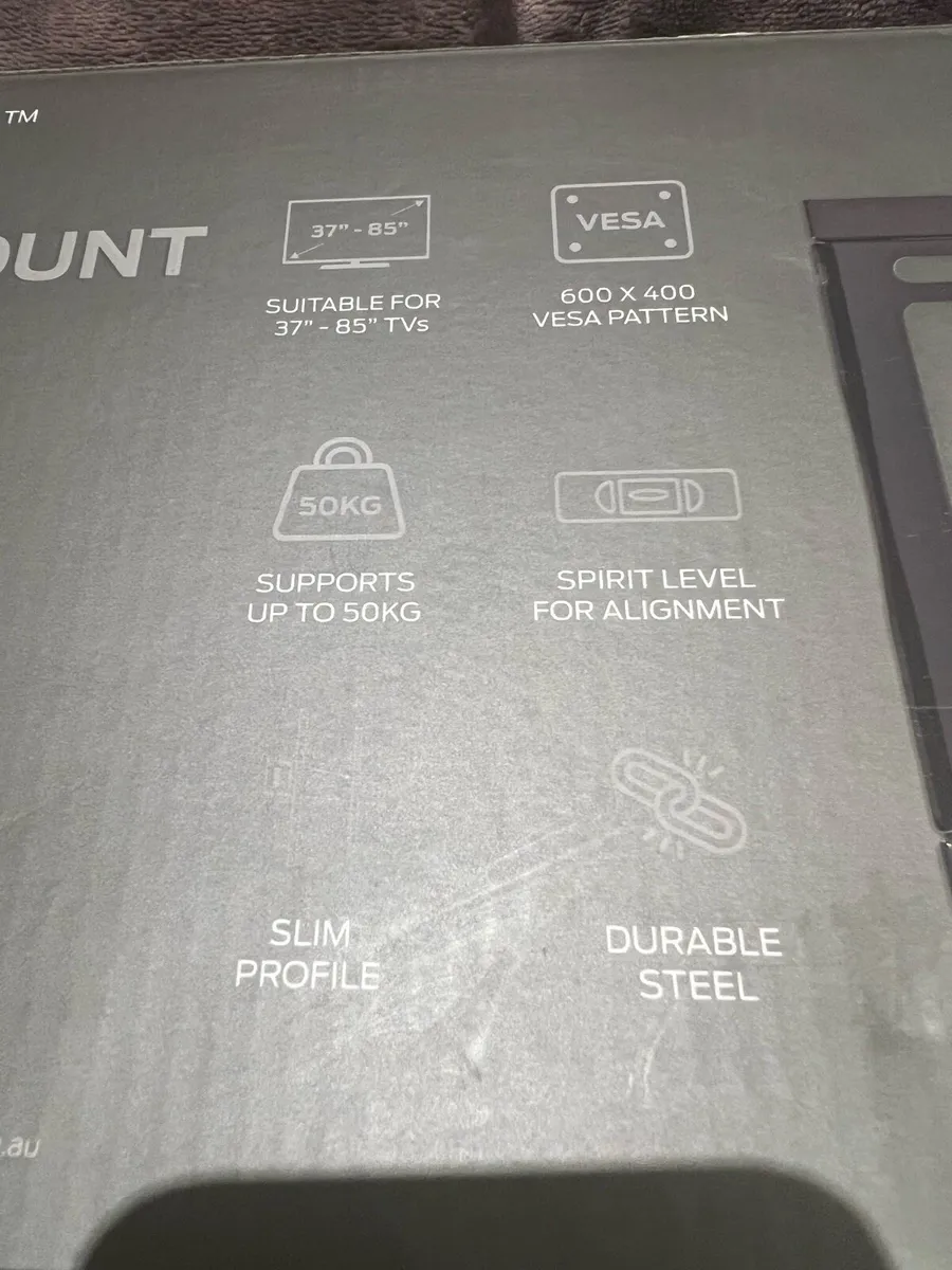 Fixed TV wall mount bracket - brand new - Image 4