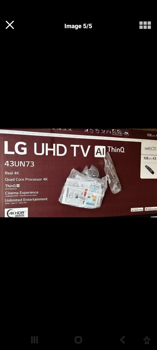 LG 43in 4k Smart Tv - Image 3