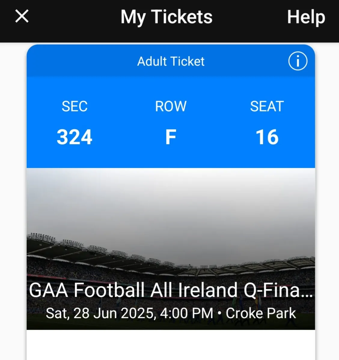 2 tickets for  Monaghan  v Donegal game tomorrow - Image 3