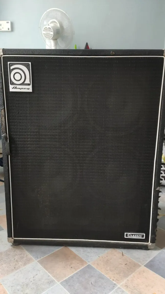 Ampeg amp and head. - Image 1
