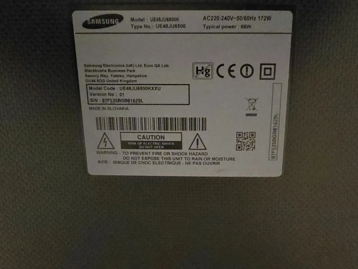 Samsung LED TV 4K 48" Curved - Image 2