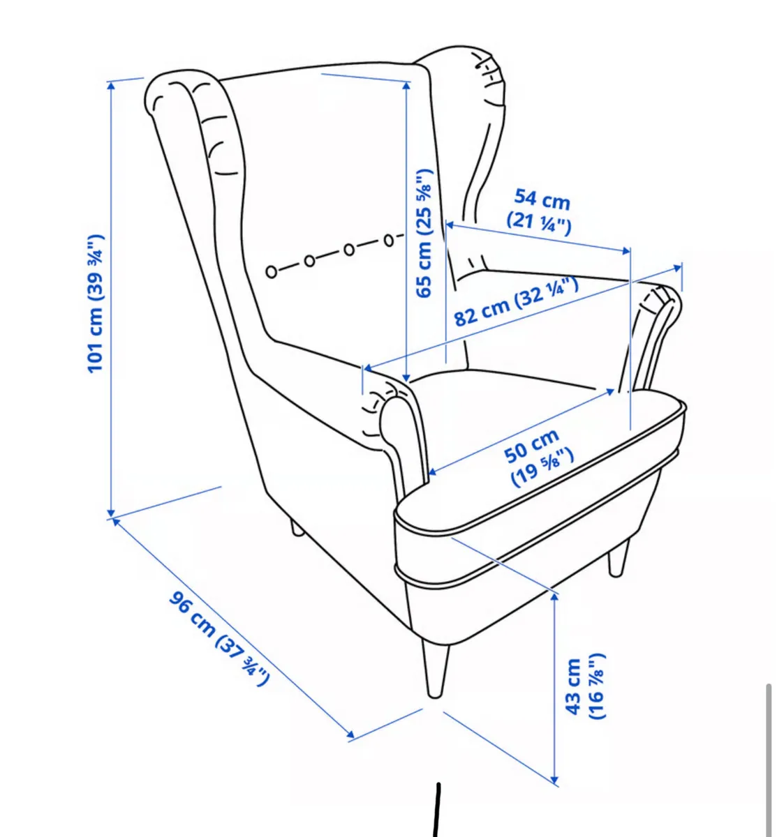 IKEA Strandmon Armchair - Image 3