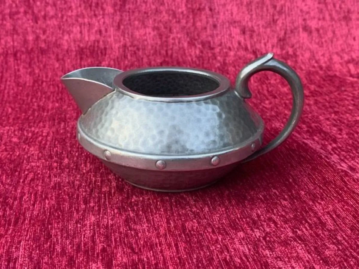 Pewter tea set - Image 4