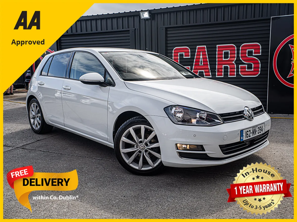 162 VW Golf 1.2tsi HIGHLINE/High spec/1yr warranty - Image 1